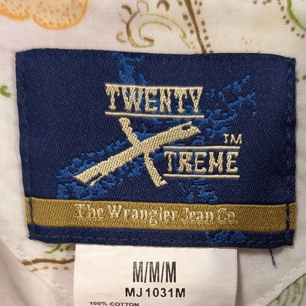 Twenty Xtreme Wrangler Shirt Floral Long Sleeve Button-Up Shirt Size Medium - Picture 4 of 7